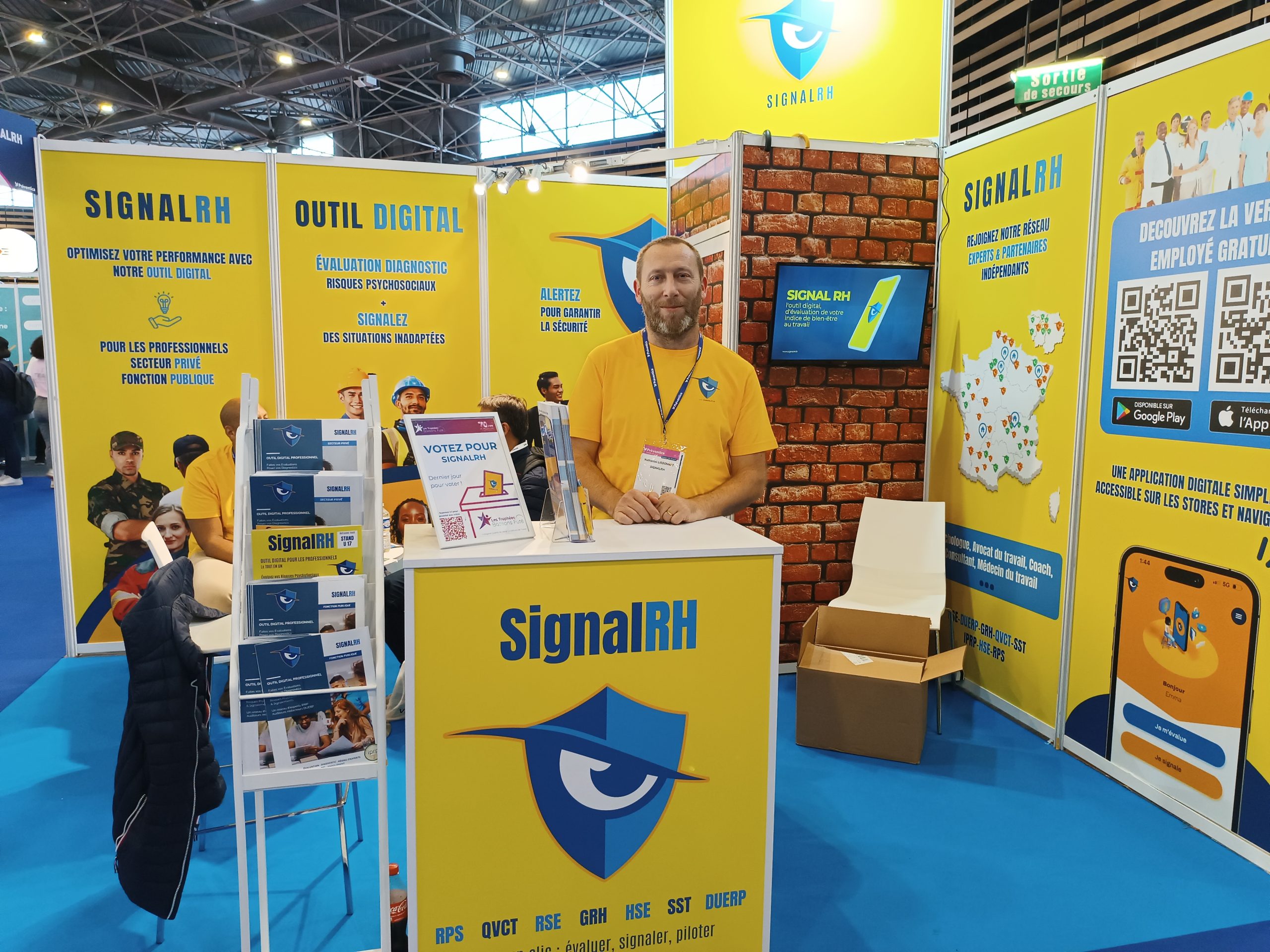 NLC-FOH présent au salon Preventica à Lyon au stand de Signal RH